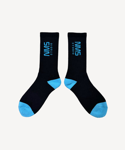 NMS LOGO - ソックス - BLACK ＜予約～6/21まで＞