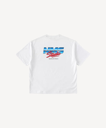 METALLIC LOGO - Tシャツ - WHITE ＜予約～6/21まで＞