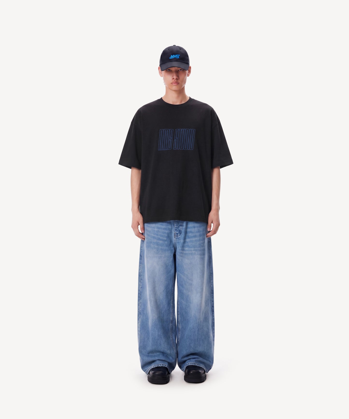 VERTICAL CODE - Tシャツ - BLACK ＜予約～6/21まで＞