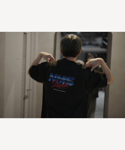 METALLIC LOGO - Tシャツ - BLACK ＜予約～6/21まで＞