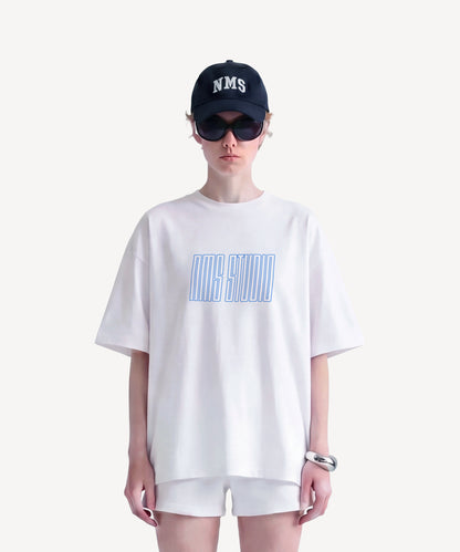 VERTICAL CODE - Tシャツ - WHITE ＜予約～6/21まで＞