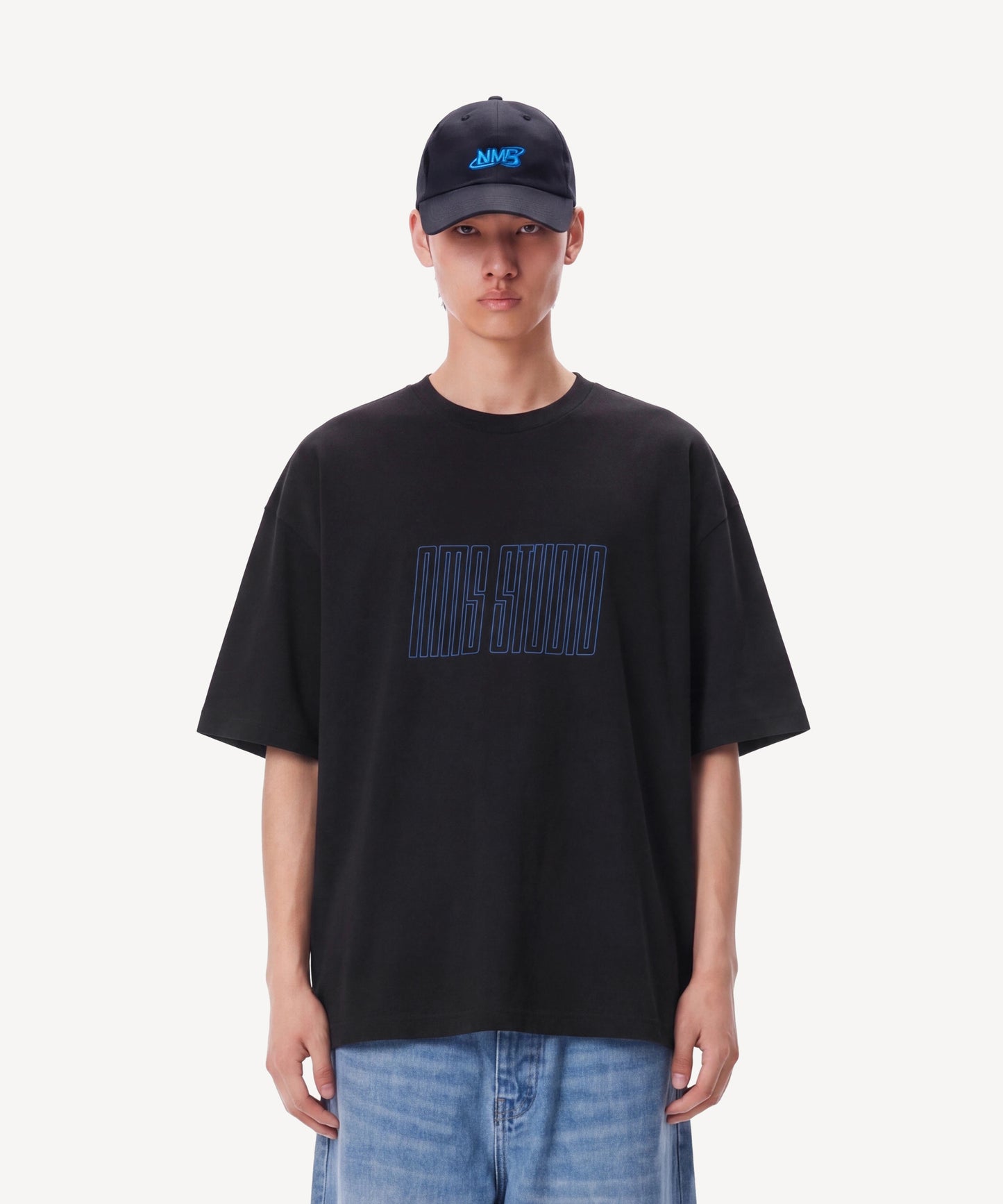 VERTICAL CODE - Tシャツ - BLACK ＜予約～6/21まで＞